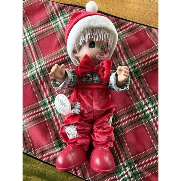 Precious Moments Happy Ho Ho Ho Bo Doll Red New Christmas Hobo‎ Clown Toy