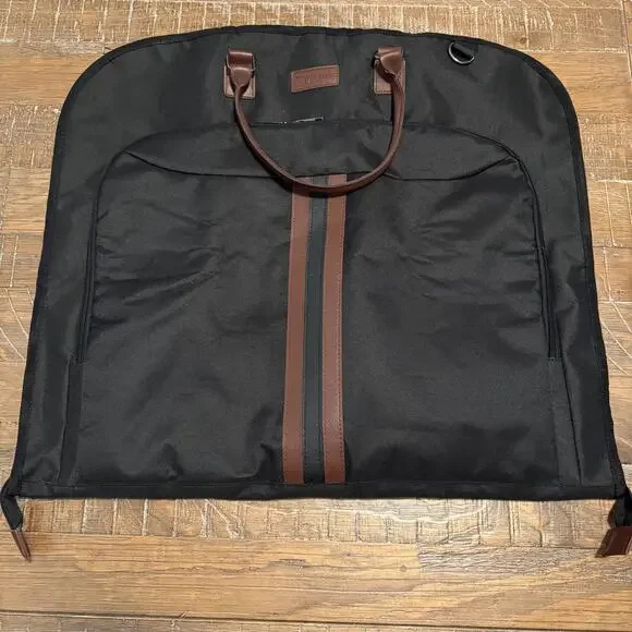 Baleine Garment Bag Travel Bag Suit Black and Brown Travel Traveller Business