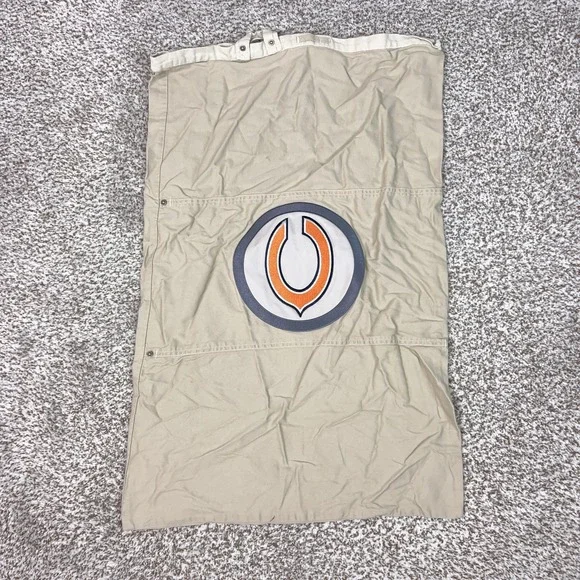 Chicago Bears Laundry Bag One Size Beige NFL‎ Football Canvas Cotton Logo Sport