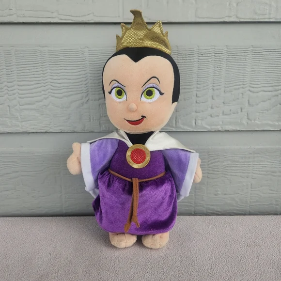 Disney Parks Babies Snow White Evil Queen Grimhilde Villain Plush 12