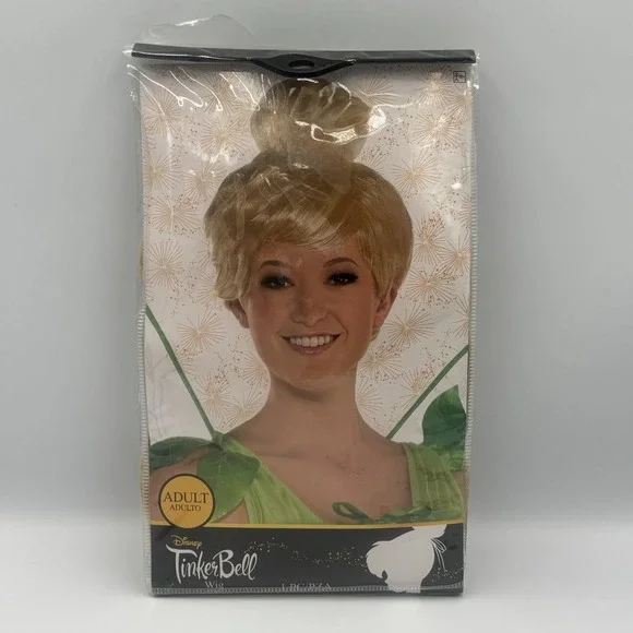 Disney TinkerBell Adult Wig Costume Accessory Halloween‎ I Fairy Tale