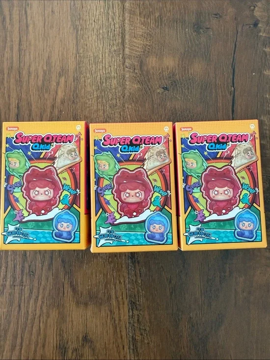 Super Q. Team Q. Kid mini series 3 pack