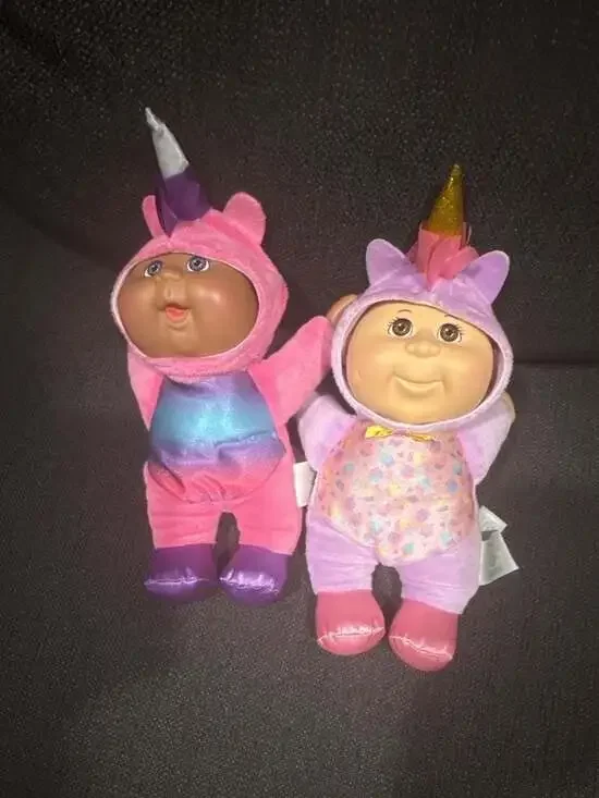 Cabbage Patch Kids 9-inch Cuties Fantasy Friends Unicorn Baby Dolls Set of 2
