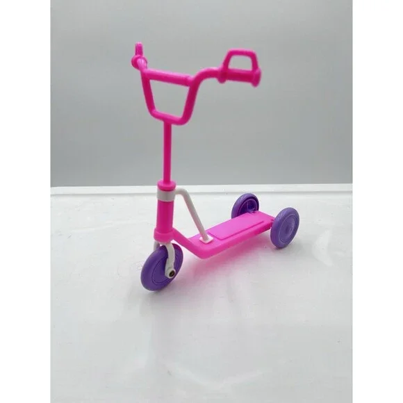 Vtg Mattel 1988 Pink Purple Barbie Skipper Doll Picnic Party Scooter Arco Stacie