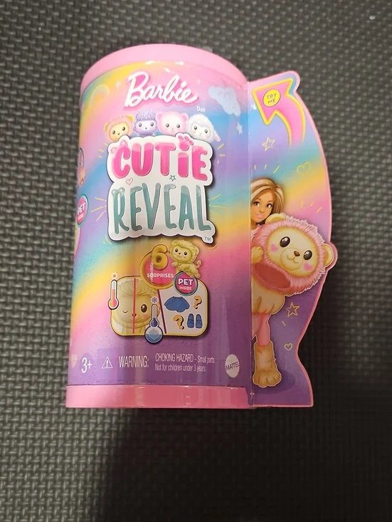Barbie Cutie Reveal Pink Rainbow Surprise Toy - Pink