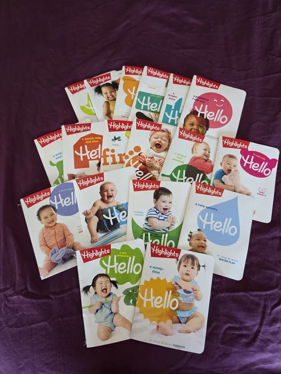 Hello Baby Highlights Magazine Set - Multicolor Early Learning Pack