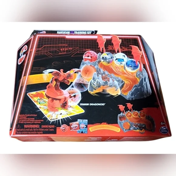 Bakugan Training Set with Titanium Dragonoid, Dragon Clan Themed