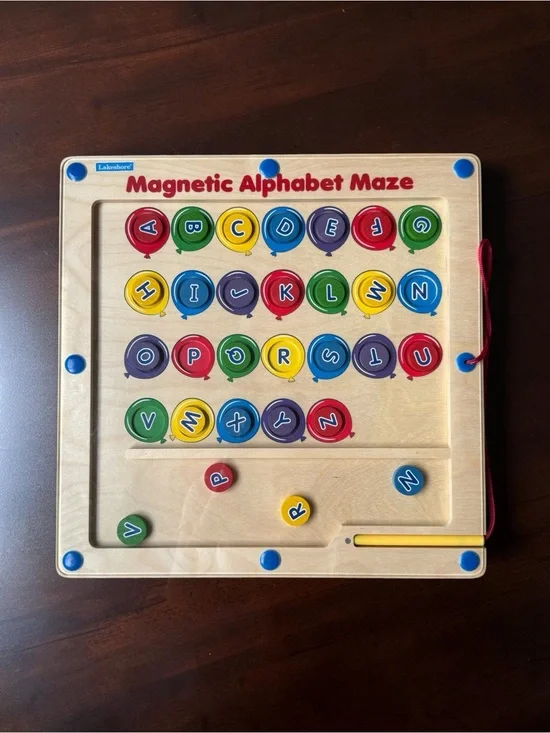 Magnetic Alphabet Maze