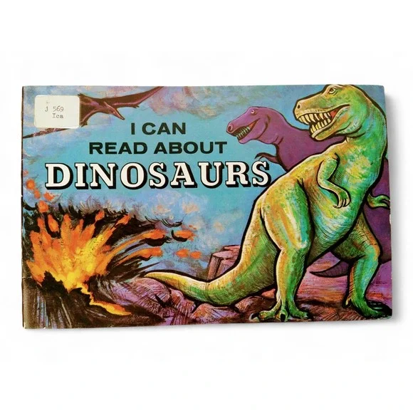 I Can Read About Dinosaurs 1972 Paperback John Howard Troll‎ Assoc retro science