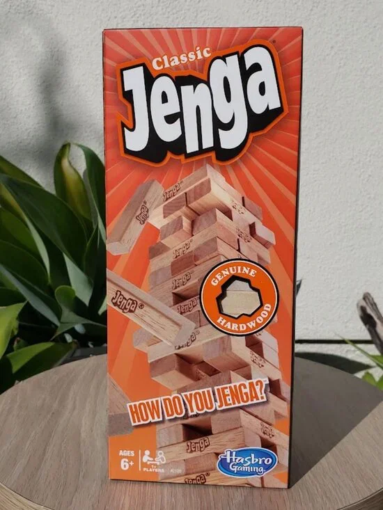 NEW Jenga Tower wooden blocks game board game Tabletop boardgame EASTER BASKET G
