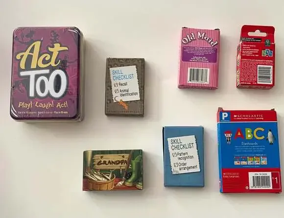 Act Too Board Game and Educational Card Games Bundle