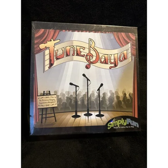 Vintage 2004 Tune Baya Board Game Simply Fun Music Party Family Game NEW Sealed