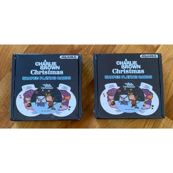 A Charlie Brown Christmas Shaped Playing Cards‎