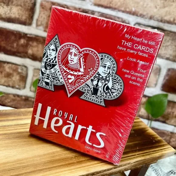VTG 2001 Royal Hearts Card Game Parker Brothers Hasbro Model 40761, New
