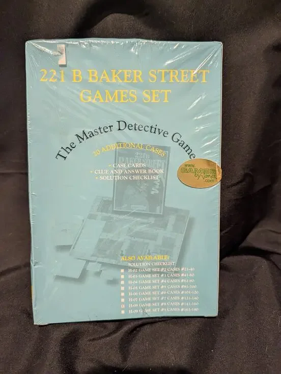 221B Baker Street Game Set #8 Cases 141-160 Sherlock Holmes SEALED Vintage