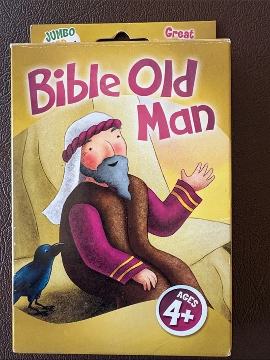 NIB Bible Old Man - Yellow and Purple Packaging