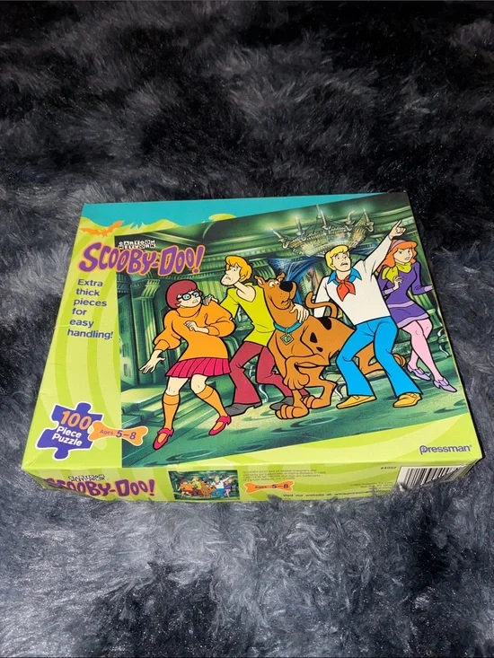 Vintage 1999 Scooby-Doo! 100-Piece pressman Puzzle 🧩 Cartoon Network complete