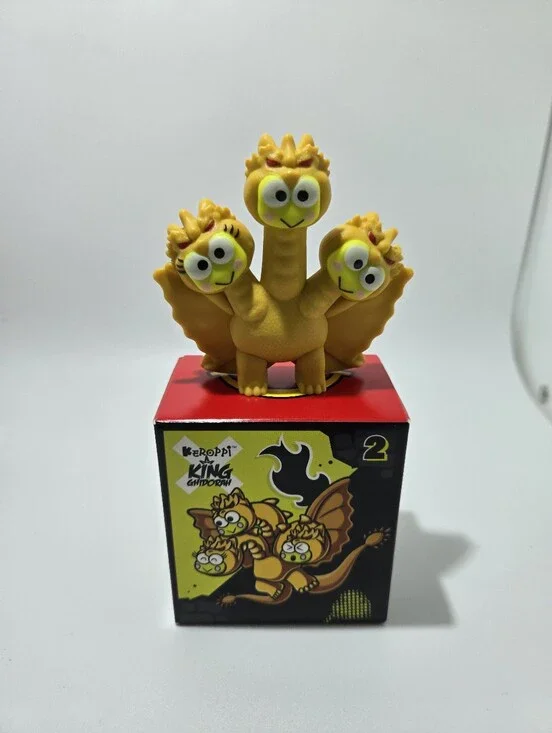King Ghidorah Yellow Three-Headed Bird Figure - Pets Bird Collectible