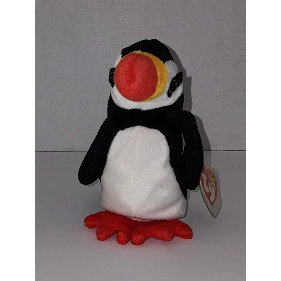 Ty Beanie Babies Puffer The Puffin Red‎ Star November 3 1997