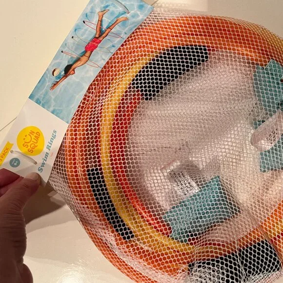 Swing Rings (Pack of‎ 3) (Swim Through them!  (new)  Age 6 and up. (kids/x)