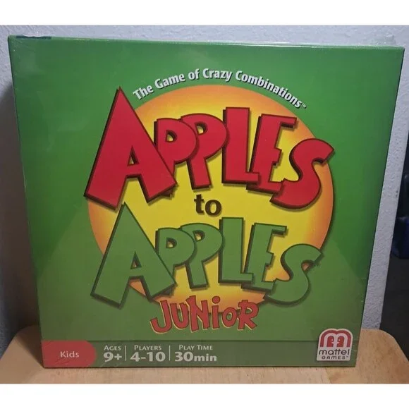 BRAND NEW Mattel Apples to Apples Junior The Game of Crazy Comparisons Card Game