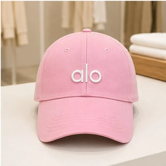 ALO Yoga Pink Studio Baseball Cap Hat Sporty