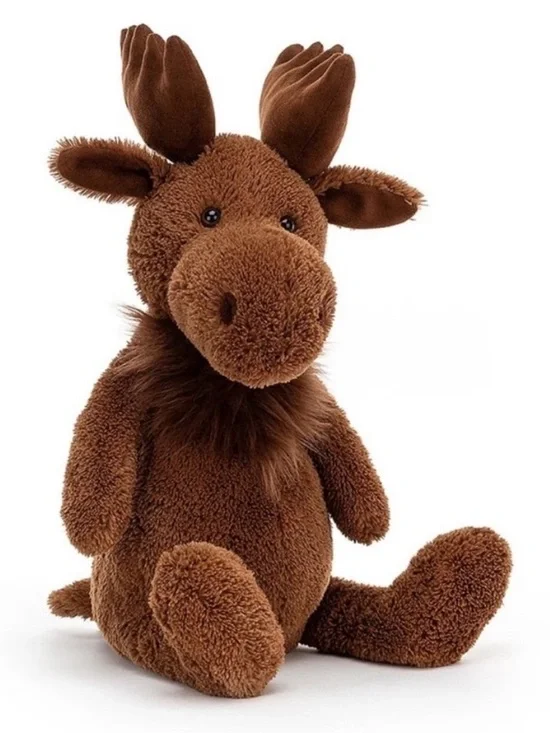 Jellycat Maple the Moose Retired Brown Moose Stuffed Animal Soft Kids Toy 🍁