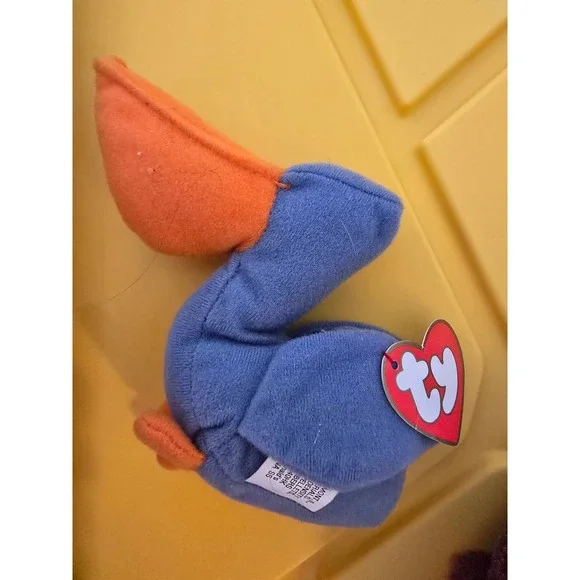 Ty Teenie Beanie Babies Scoop The Pelican‎ Plush Toy 1993