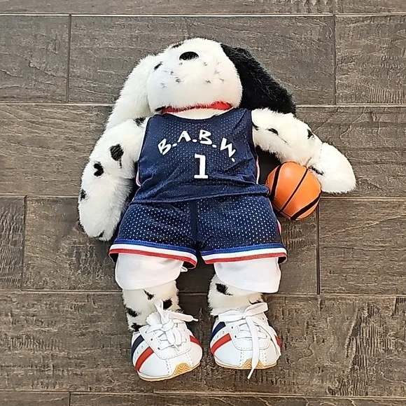 Build-A-Bear Dalmatian Basketball Player