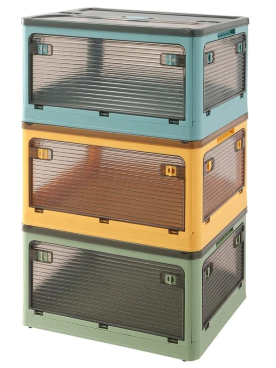 XL Collapsible Storage Bin with Wheels(60x42x34cm) Buyer's Choice 🟡 Or 🟢 Or 🔵
