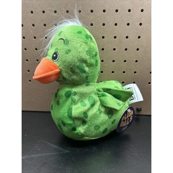 Plush Pals Duck Green Washable 3+ New With Tags Fast Shipping