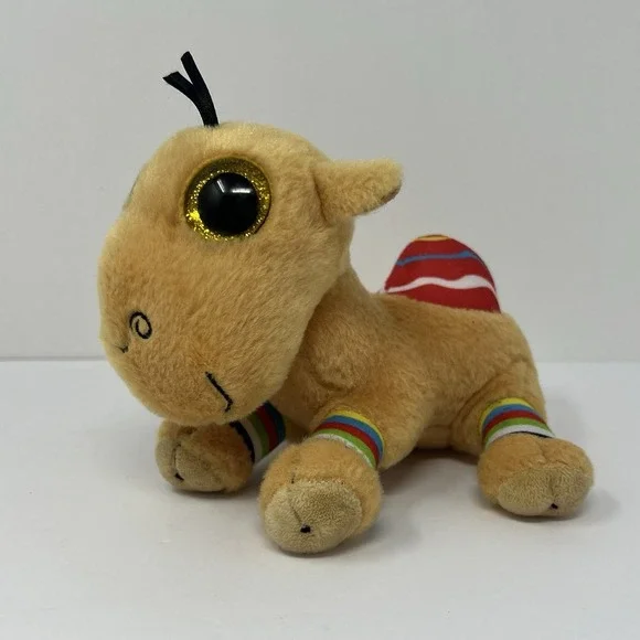 TY Beanie Boos JAMAL the Camel Plush stuffed animal with Glitter Eyes 6