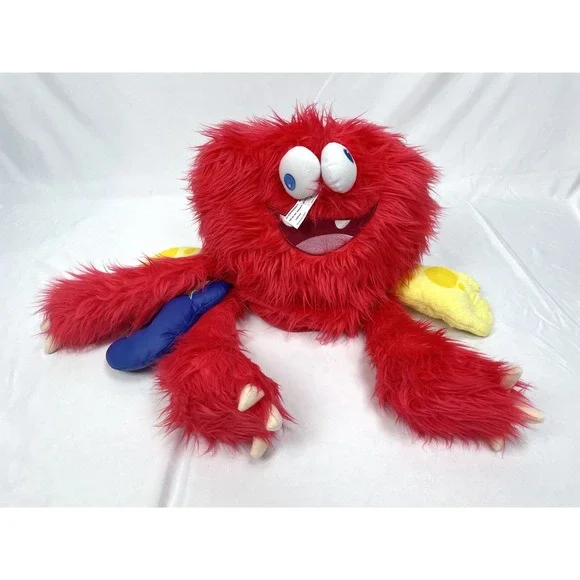 Disney Monster's Inc University Red Assemble Plush Hat Build a Scarer