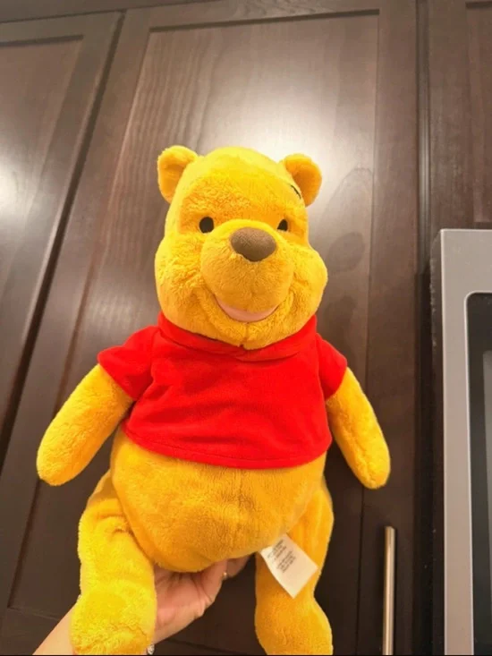 Disney Winnie the Pooh Plush — Yellow with Red Shirt