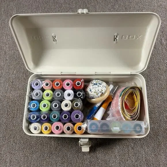 Sewing Kit Tool Box 100pc New Xmas Gift Craft