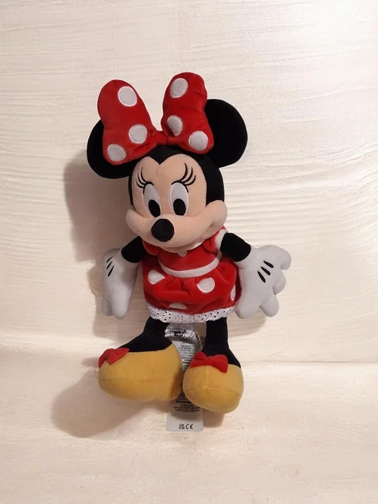 Disney Minnie Mouse Red Polka Dot Plush Toy
