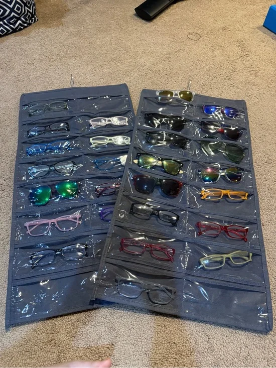 Eyeglass & Sunglass Hanging Organizers (glasses not included)