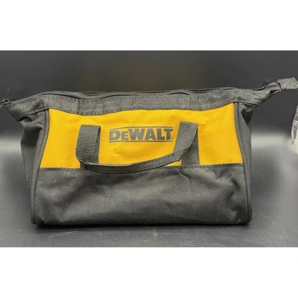 DeWalt Tool Bag Soft Case Zip Top Black Yellow Power Tool Carry Bag