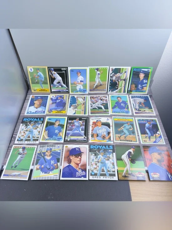 Kansas City Royals Card Lot of 24 Brett Saberhagen Tartabull +
