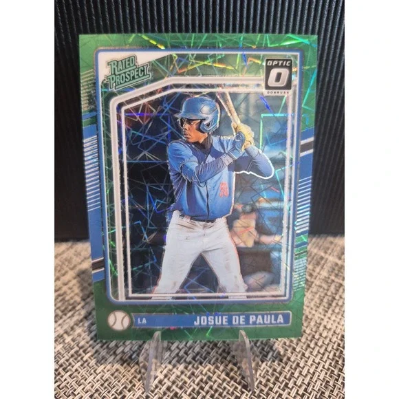 202r Donruss Optic Josue De Paula #113 Teal Velocity /149 Rated‎ Prospect