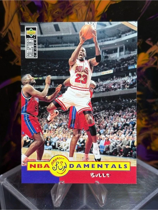 Michael Jordan 1994 Upper Deck Collector's Choice NBA Fundamentals Card - Bulls