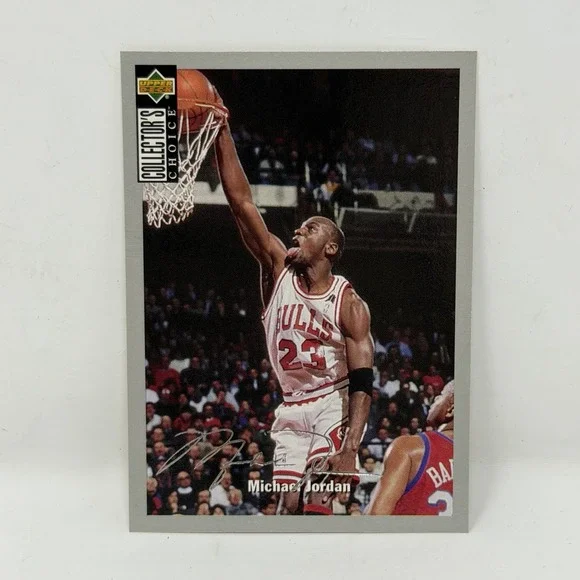 Michael Jordan Chicago Bulls 1994 UD Collectors Choice RARE Silver Signature 240