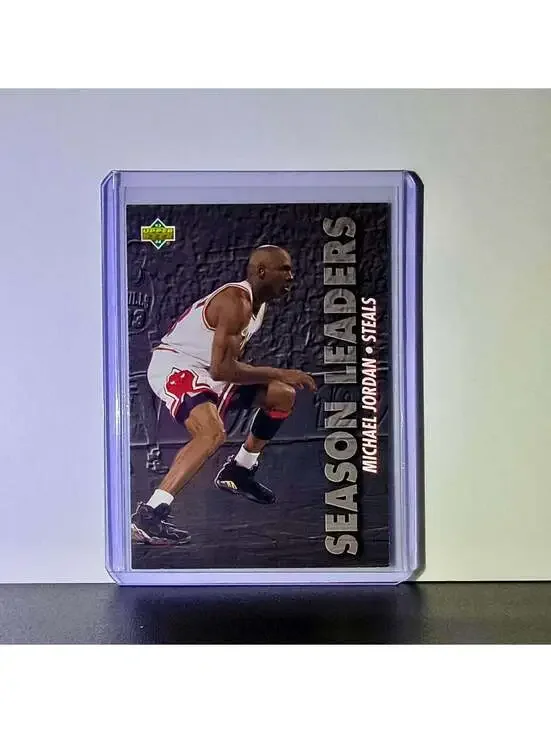 Michael Jordan 1992-93 Upper Deck Season Leaders #171 Card Chicago Bulls
