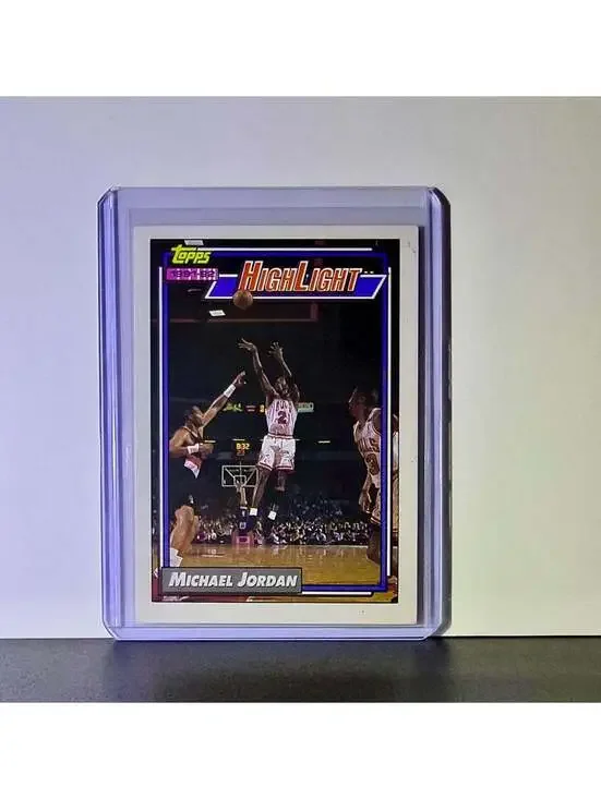 Michael Jordan 1992-93 Topps Highlight #3 Basketball Card Chicago Bulls