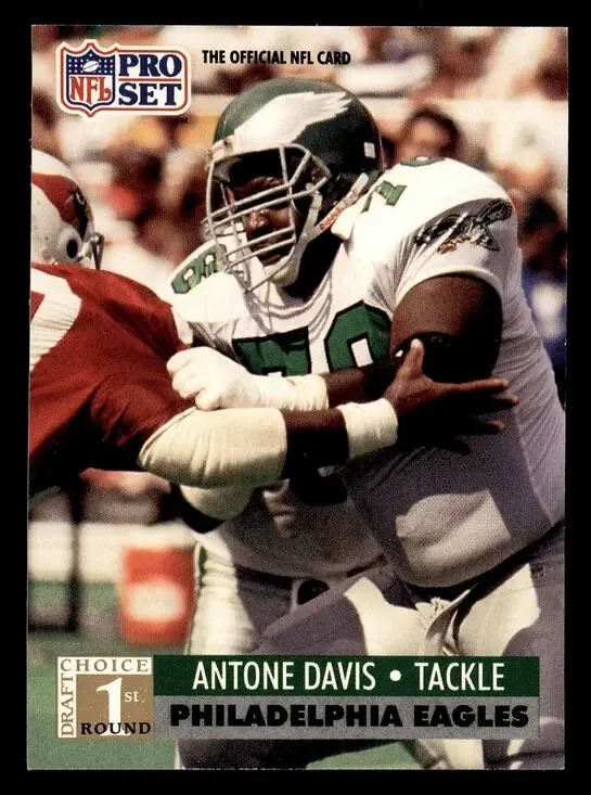 Vintage 1991 Pro Set #737 Antone Davis Football Card