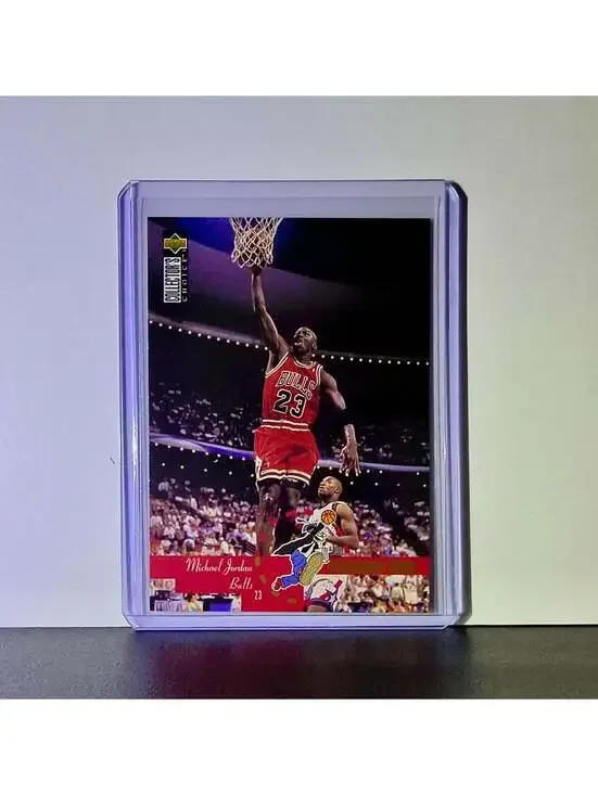 Michael Jordan 1995-96 Collector's Choice #195 Basketball Card Chicago Bulls
