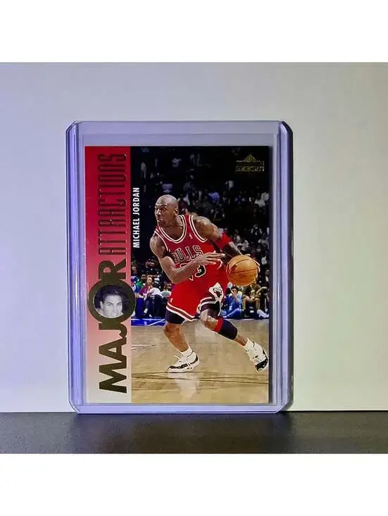 Michael Jordan 1995-96 Upper Deck Major Attractions #337 Card Chicago Bulls