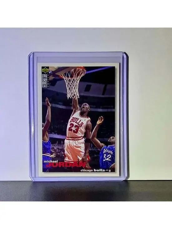 Michael Jordan 1995-96 Upper Deck Collector's Choice #20 Card Chicago Bulls