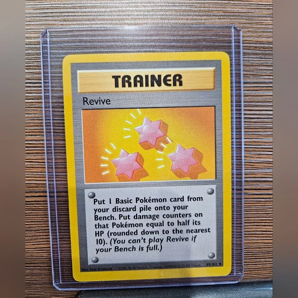 Pokemon Revive 89/102 Base Set Trainer Card