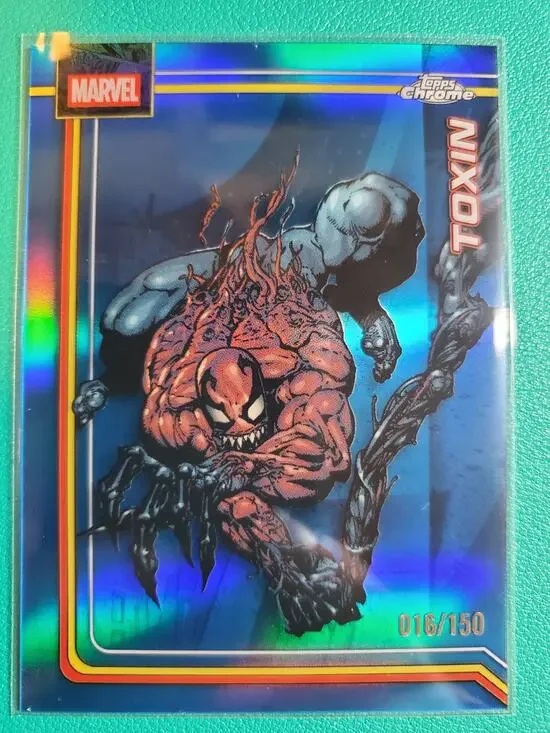 2026 Marvel Chrome #181 Toxin -  Blue Refractor /150
